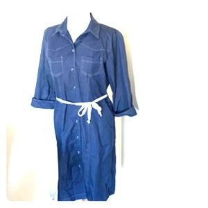 Women's Stretch Cotton Denim Dress